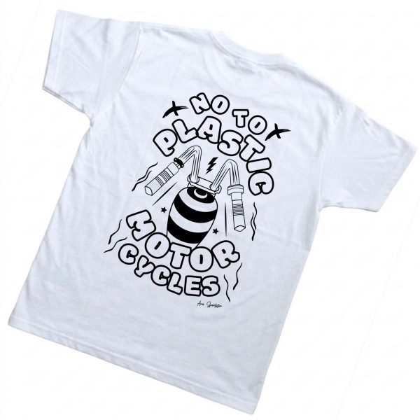 Camiseta NTP Motorcycles (d2 blanca)