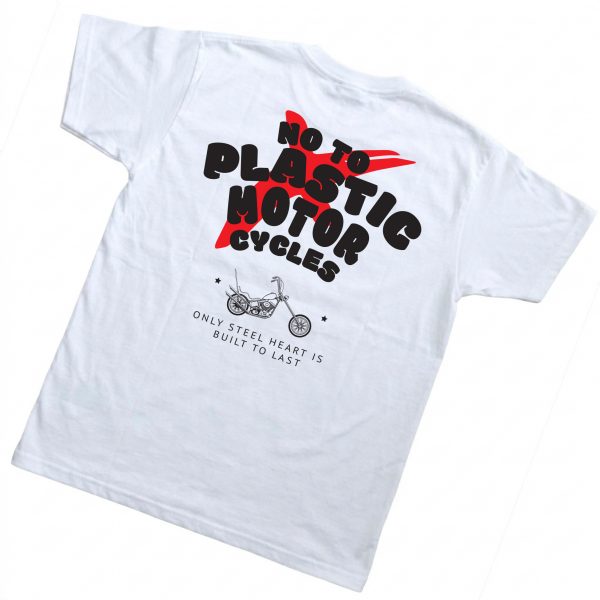 Camiseta NTPM | tachada X (blanca)