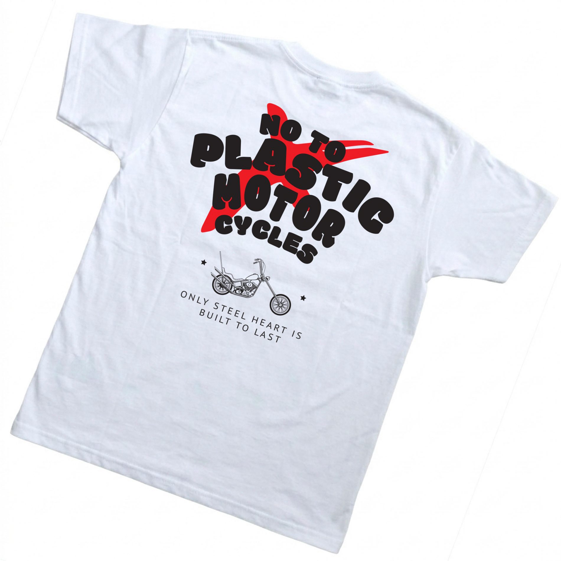 Camiseta NTPM | tachada X (blanca)