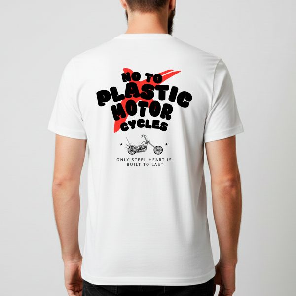 Camiseta NTPM | tachada X (blanca)