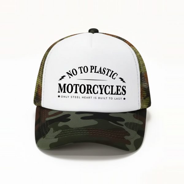 gorra trucker camuflaje logo oficial ntp motorcycles
