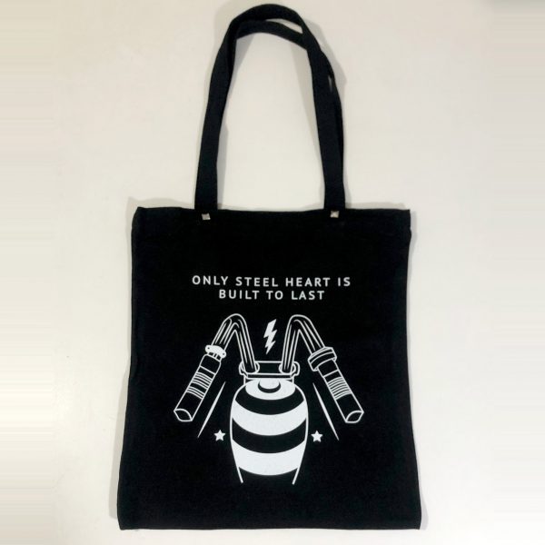 bolsa de lona reforzada con cremallera