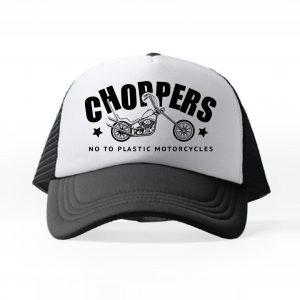 Gorra Trucker Blanca Choppers