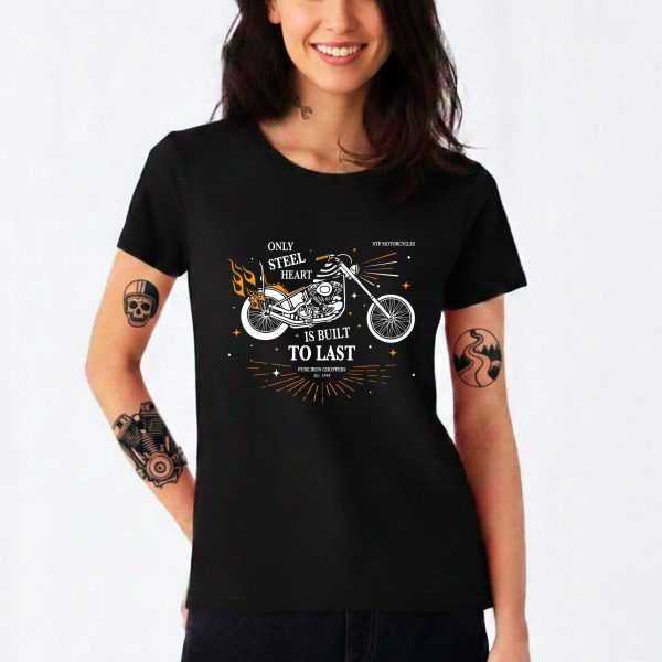 camiseta steel heart mujer