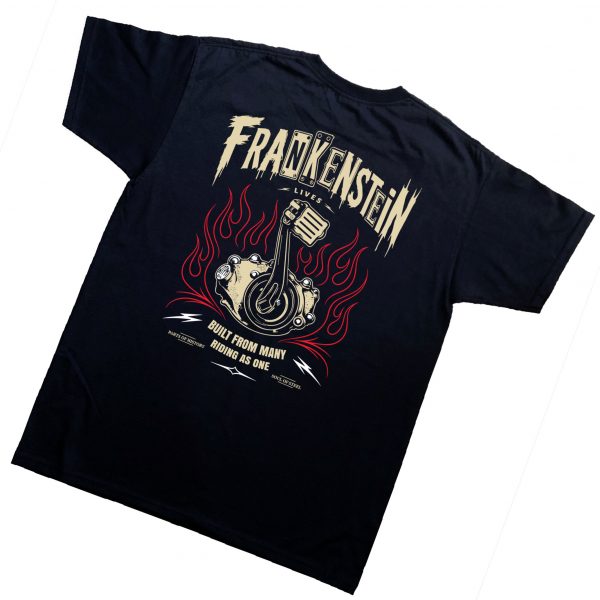 Camiseta Frankenstein Lives (negra)