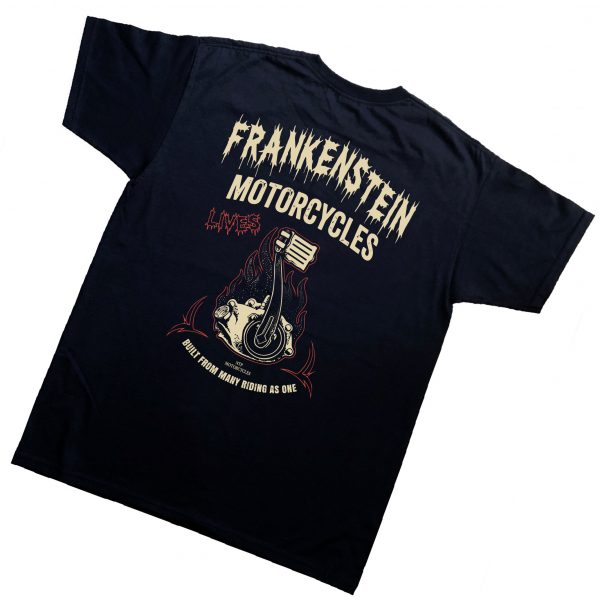 camiseta Frakenstein motorcycles lives ana sportster