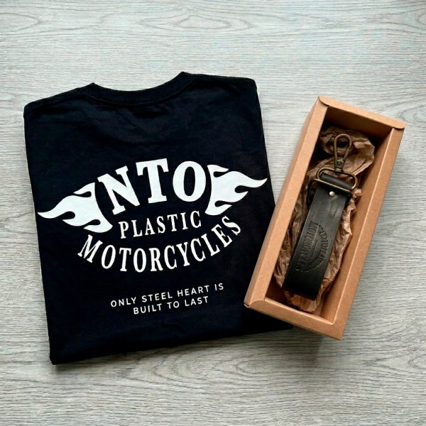 Pack Rider 1: Camiseta NTPM llamas + Porta guantes Liso